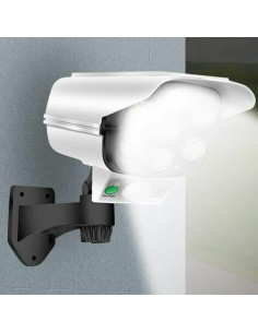 Faro Energia Solare LED con Pannello Faretto Crepuscolare +